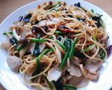 รูปขั้นตอนการทำที่ 5 ของ สปาเกตตีผัดพริกแห้งกระเทียมใส่ผักปวยเล้ง (Spinach Peperoncino)