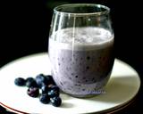 Vegan blueberry smoothie