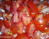 A picture of step 7 of Dahi Phulki Chana Chaat.