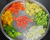 A picture of step 1 of Basil pesto Rice.