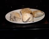 Foto del paso 7 de la receta Timbal de manitas de cerdo con guarnición