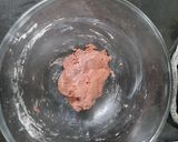 A picture of step 3 of Red velvet chocochip cookies.