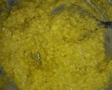 A picture of step 5 of Thandai flavoured Kacha-Golla Modak.