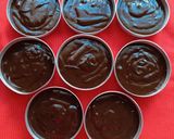 A picture of step 3 of Chocolate idly cake in a pan.