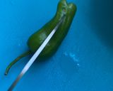 A picture of step 2 of Japanese style padron peppers with soy sauce and sugar 🫑 - Batch cooking idea 💡.