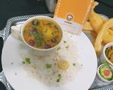 A picture of step 5 of Masoor ke daal tinday.