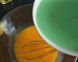 A picture of step 1 of Pandan Chiffon Cake.
