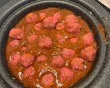 Une image de l'étape 5 de Tajine à la viande hachée aux œuf.