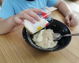 Hình bước làm 2 của món Kem chuối (không nước cốt dừa)