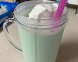 A picture of step 1 of Shamrock Shake.
