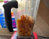 A picture of step 2 of Asian style butternut squash and sesame oil soup.