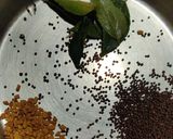 A picture of step 1 of Sindhi kadhi.