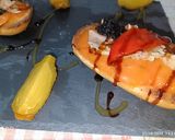 Foto del paso 2 de la receta: Pincho de melva con tomate aromatizado de albahaca