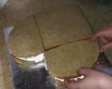 A picture of step 6 of Coffee cocktail cake (heart shape 2nd part).