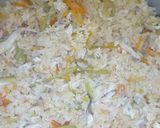 Foto del paso 5 de la receta: Arroz con pollo y papaitas fritas