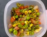 A picture of step 1 of Mini khakhra bites.