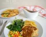 Foto langkah ke 8 dari resep Steak Ayam Crispy Saos Jamur.