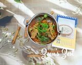 A picture of step 6 of Balti Gosht.