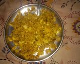 A picture of step 4 of Roti poha.