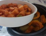 Foto del paso 3 de la receta: Sopa crema de verduras mixtas, con arroz y pollo, para mi familia 🥣