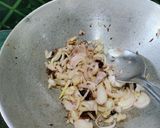 A picture of step 3 of Vegetables Fried Rice.