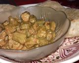 A picture of step 6 of Bhindi ki bhujiya & Square paratha #Sehri_CookingSpecial_Contest.