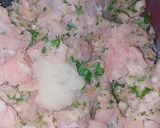 A picture of step 6 of Haray bharai chicken nuggets.