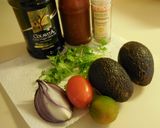 A picture of step 1 of Guacamole (Avocado Dip).