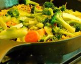 A picture of step 5 of Vegetable Pilaf.