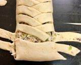 عکس مرحله 5 از دستور نان شکم پر (نان مرغ ،chicken bread)