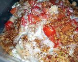 A picture of step 11 of Dahi Phulki Chana Chaat.
