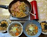 A picture of step 8 of Japanese Suiton Soup.