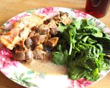 Foto del paso 5 de la receta: Salmón en su salsa y espinaca hervida