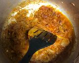 A picture of step 1 of Aloo ki tahiri.