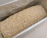 Foto langkah ke 4 dari resep Roti Tawar Oatmeal - Cheese Raisin Almond (Ulen 1 menit).