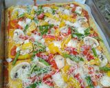 Foto del paso 4 de la receta Pizza vegetariana con base de coliflor