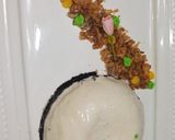 Foto del paso 10 de la receta: Mousse de elote asado con centro de chocolate líquido!🌽🍮✨