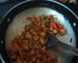 A picture of step 8 of Soya Chunks Wrap.