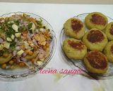 A picture of step 7 of Ragda patties.
