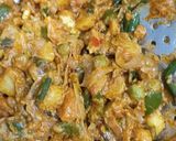 A picture of step 2 of Vegetable layer biryani.
