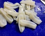 Foto del paso 1 de la receta Rabas 🦑 a la Romana con Papas 🥔 Fritas 🍟