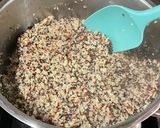 A picture of step 2 of Quinoa with Apple, Apricot, and Pistachio.