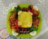 Foto langkah ke 9 dari resep Tumpeng mini (untuk 4-5 orang).