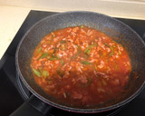 Foto del paso 3 de la receta: Fideos nudos Konjac, con carne de pavo, verduras y tomate (RECETA KETO)