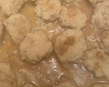A picture of step 3 of Low carb cauliflower gnocchi with low fat spinach-mint-yoghurt sauce & mushrooms for Jamo.