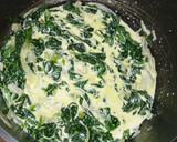Foto del paso 3 de la receta: Espaguetis con salsa de espinacas