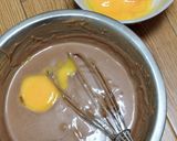 Foto langkah ke 4 dari resep Chocolate Japanese Cotton cheesecake.