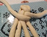 Pas rețetă #calendar Pâine Challah, împletită în 6 (pâine evreiască) 7 fotografie