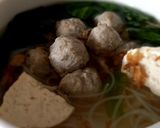 Foto langkah ke 6 dari resep Bakso Ayam Jantung Pisang.
