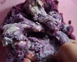 Foto langkah ke 3 dari resep Roti kukus Pontianak ubi ungu (no mixer).